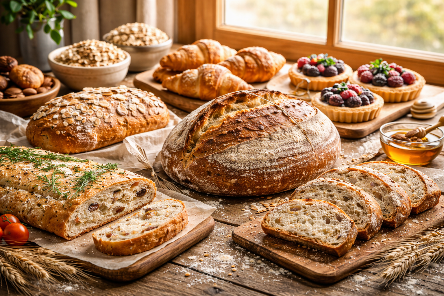 Artisanal sourdough bread